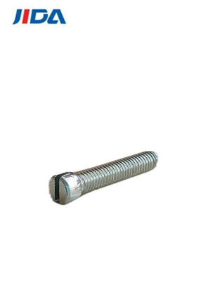 Śruba z łbem walcowym okrągłym M3 X 16 mm Niebiesko-biały cynk