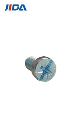IATF16949 Maszyna z płaskim łbem ze stali węglowej Śruba z rowkiem krzyżowym M5x14mm